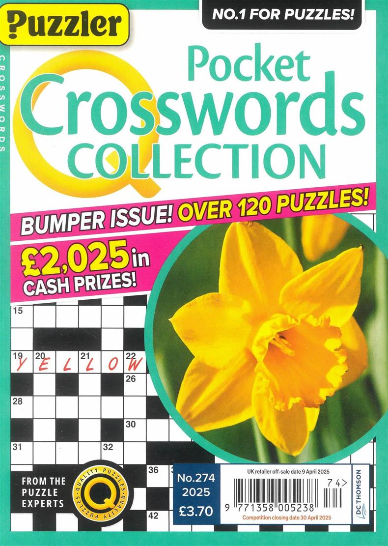 PUZZLER Q POCK CROSSWORDS - NO 274