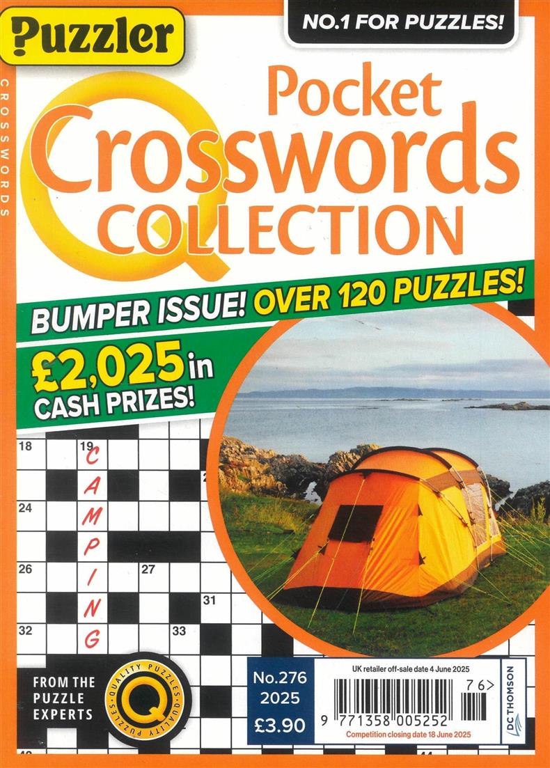 PUZZLER Q POCK CROSSWORDS - NO 276