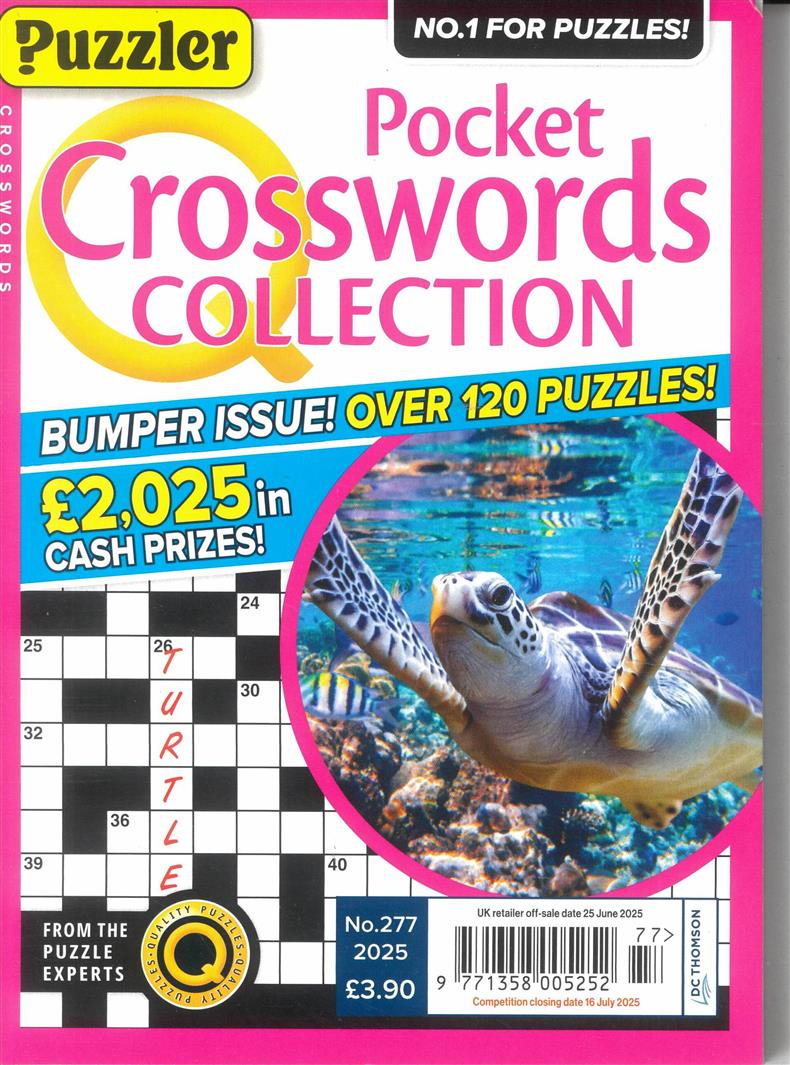 PUZZLER Q POCK CROSSWORDS - NO 277