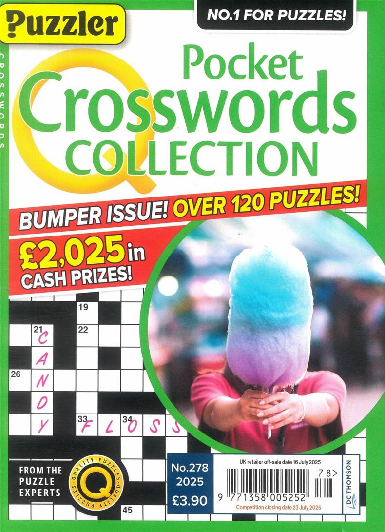 PUZZLER Q POCK CROSSWORDS - NO 278