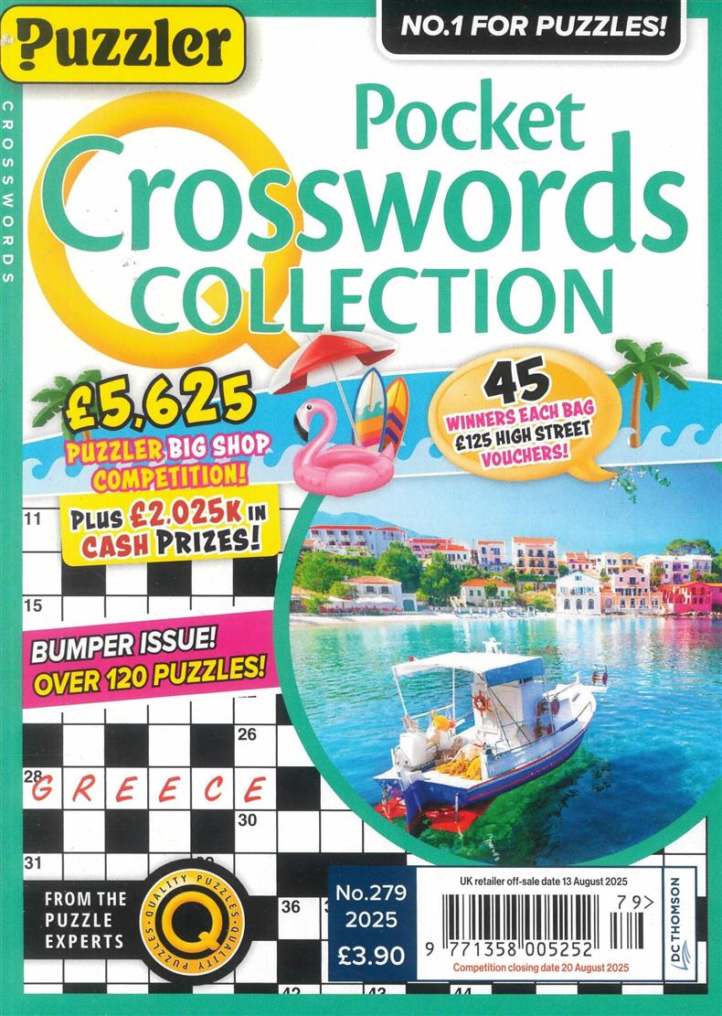 PUZZLER Q POCK CROSSWORDS - NO 279