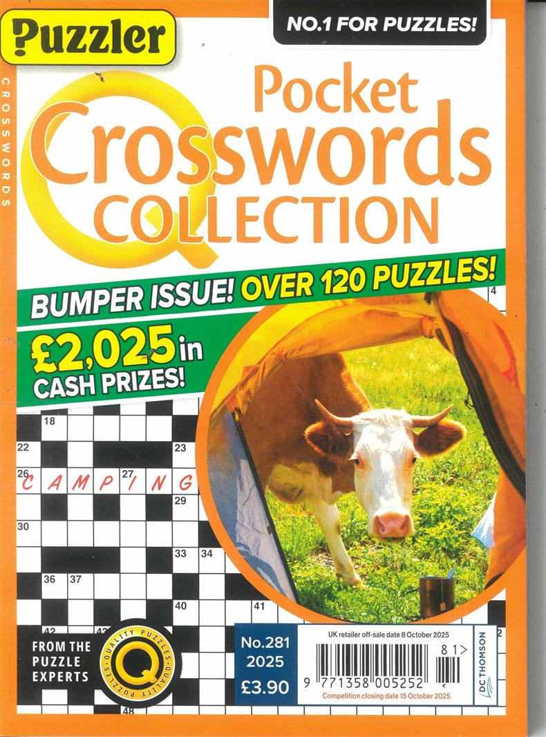 PUZZLER Q POCK CROSSWORDS - NO 281