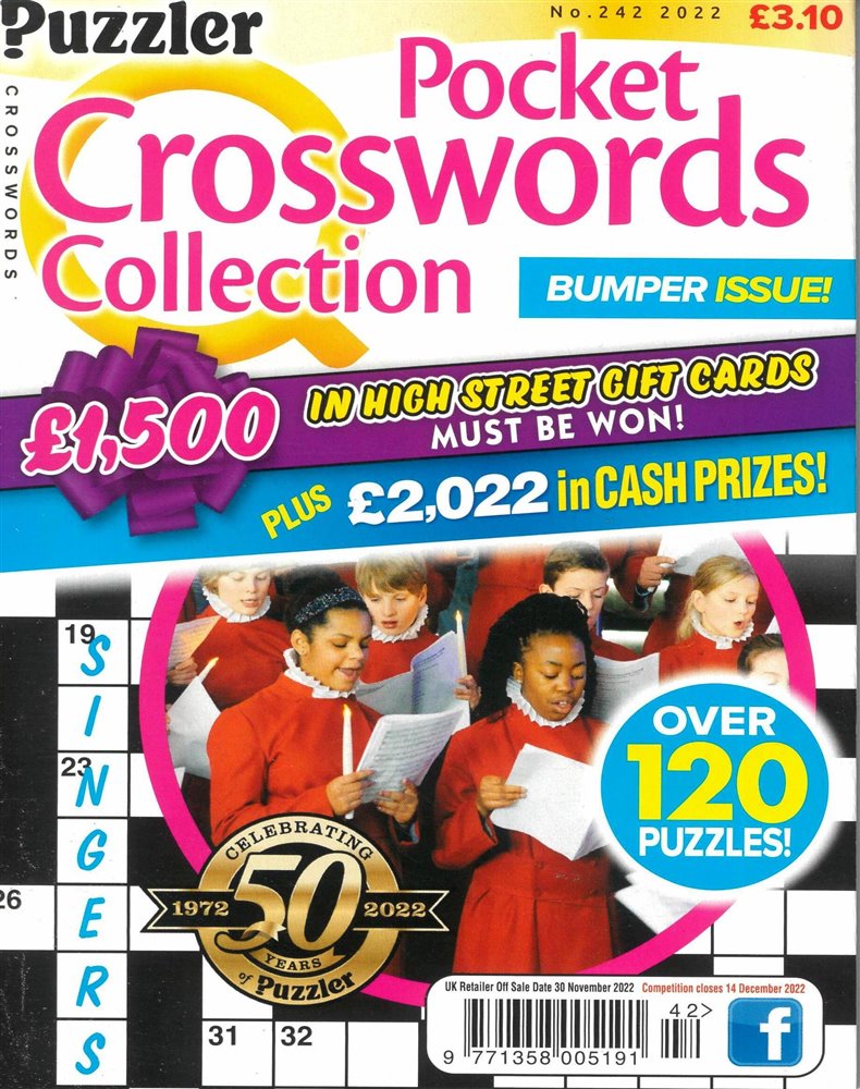 Puzzler Q Pocket Crosswords Magazine Subscription