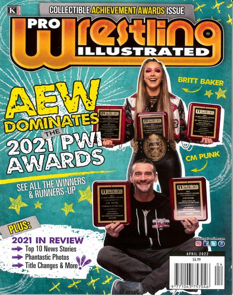 Pro Wrestling Illustrated Magazine Issue APR 22