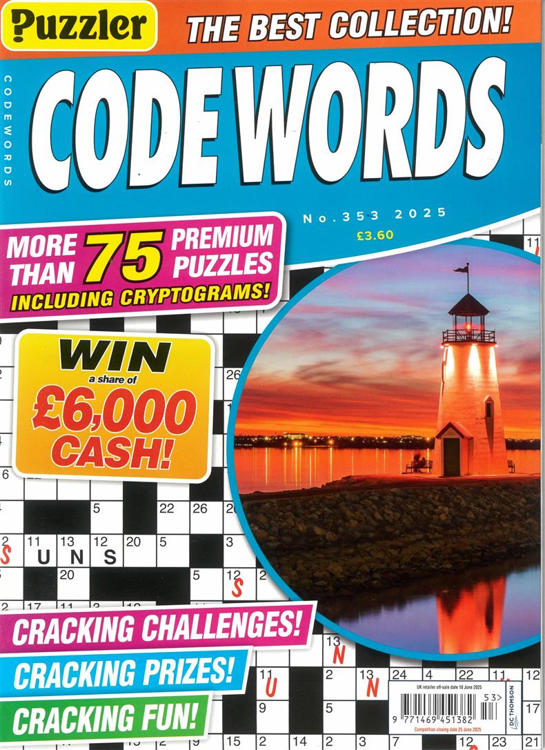 Puzzler Codewords - NO 353