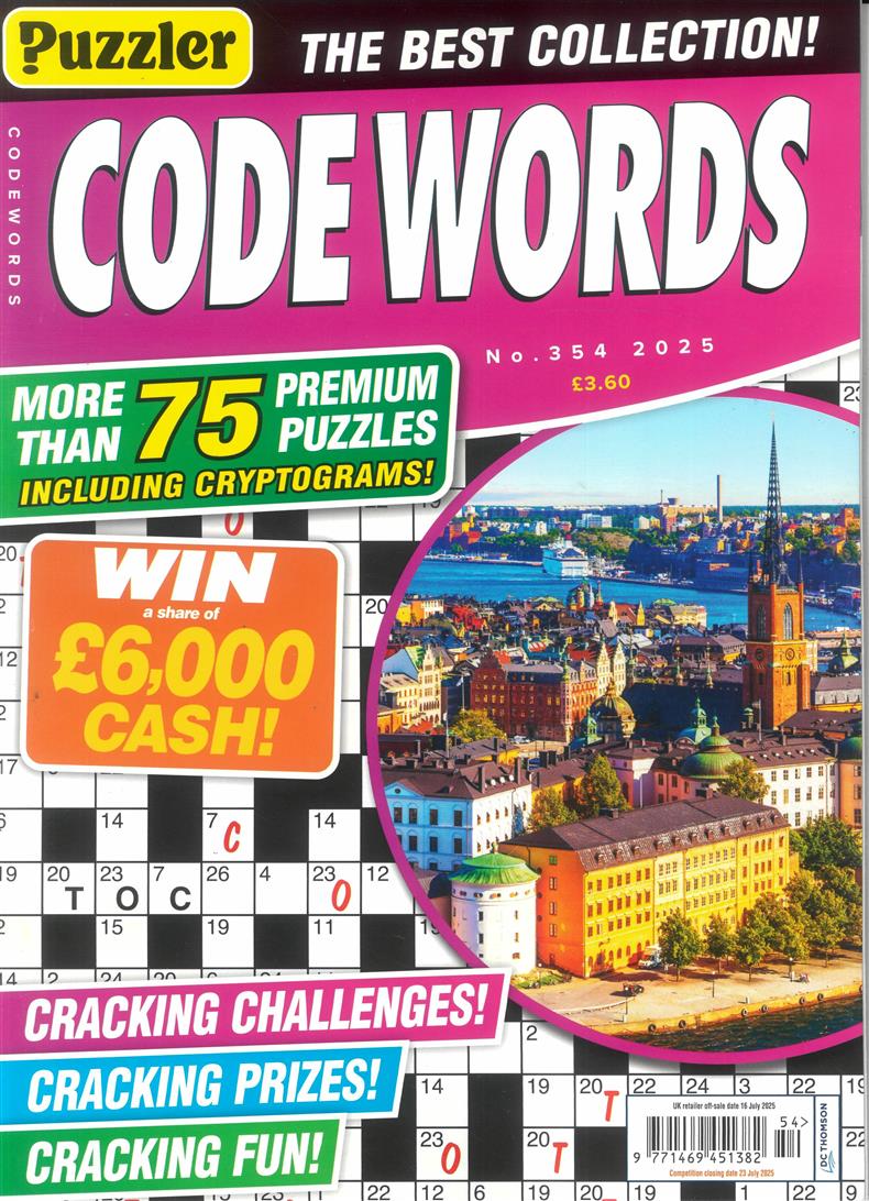 Puzzler Codewords - NO 354