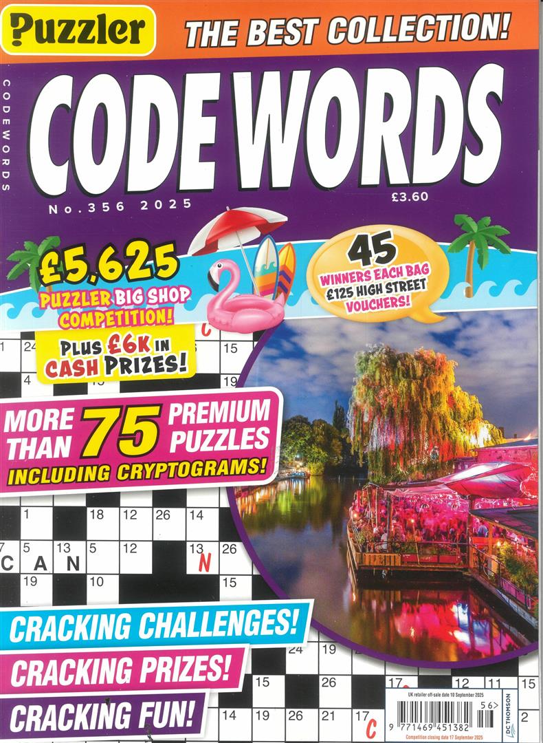 Puzzler Codewords - NO 356