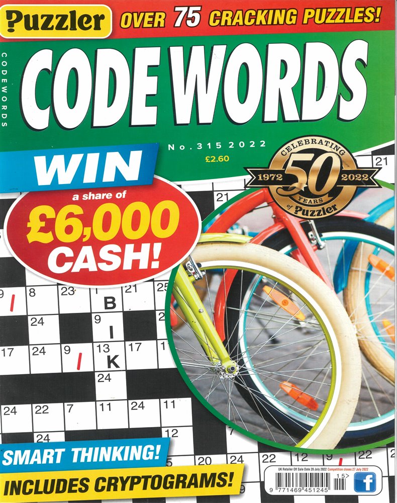 Puzzler Codewords Magazine Subscription