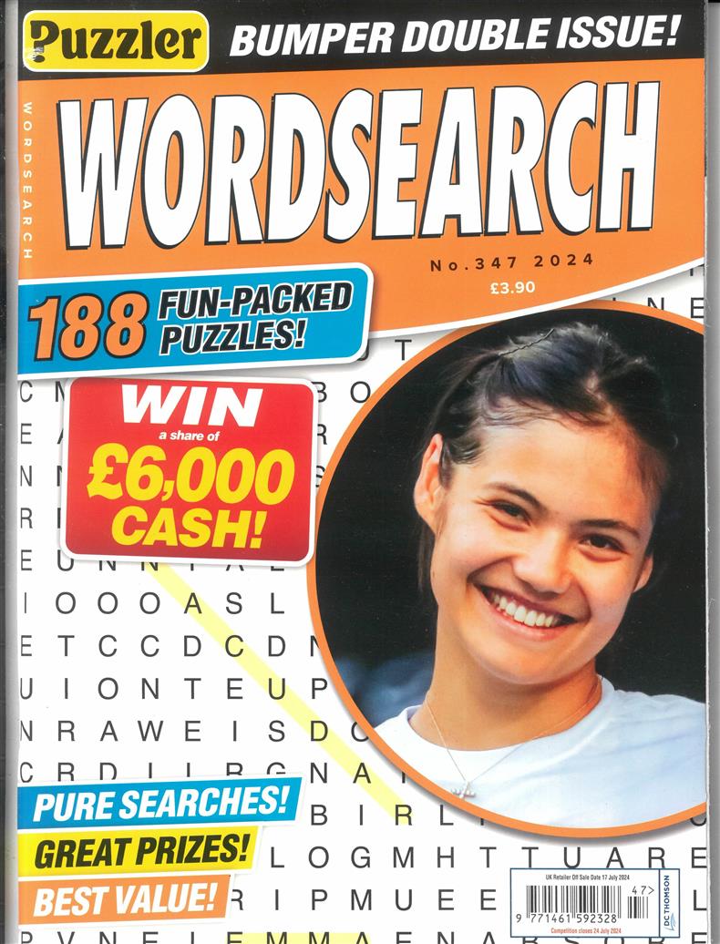 Puzzler Wordsearch - NO 347