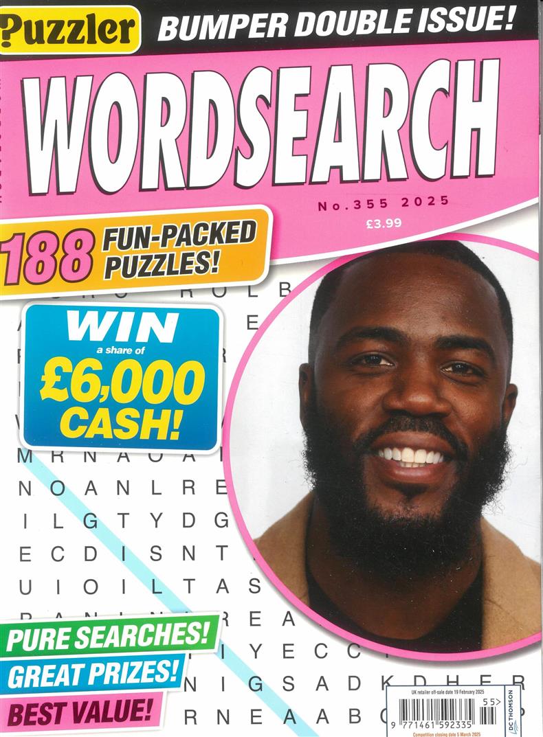 Puzzler Wordsearch - NO 355