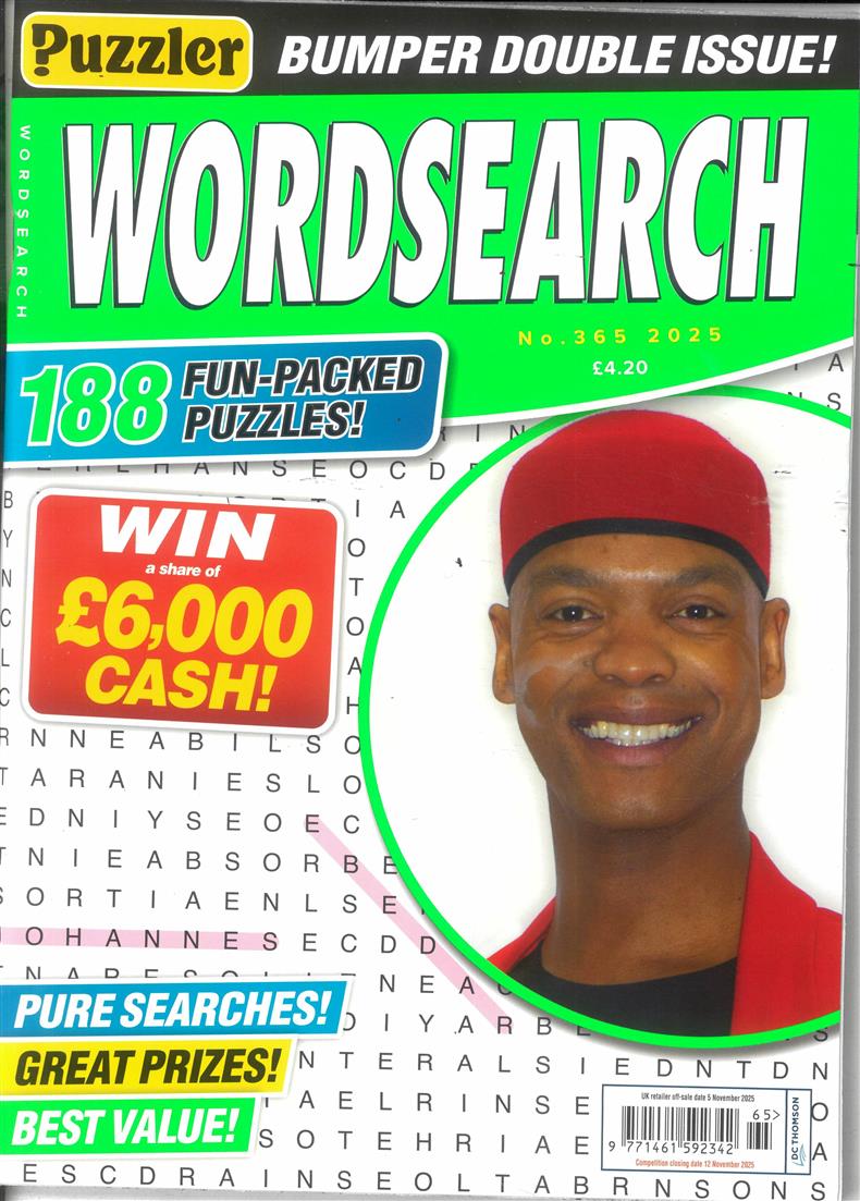 Puzzler Wordsearch - NO 365