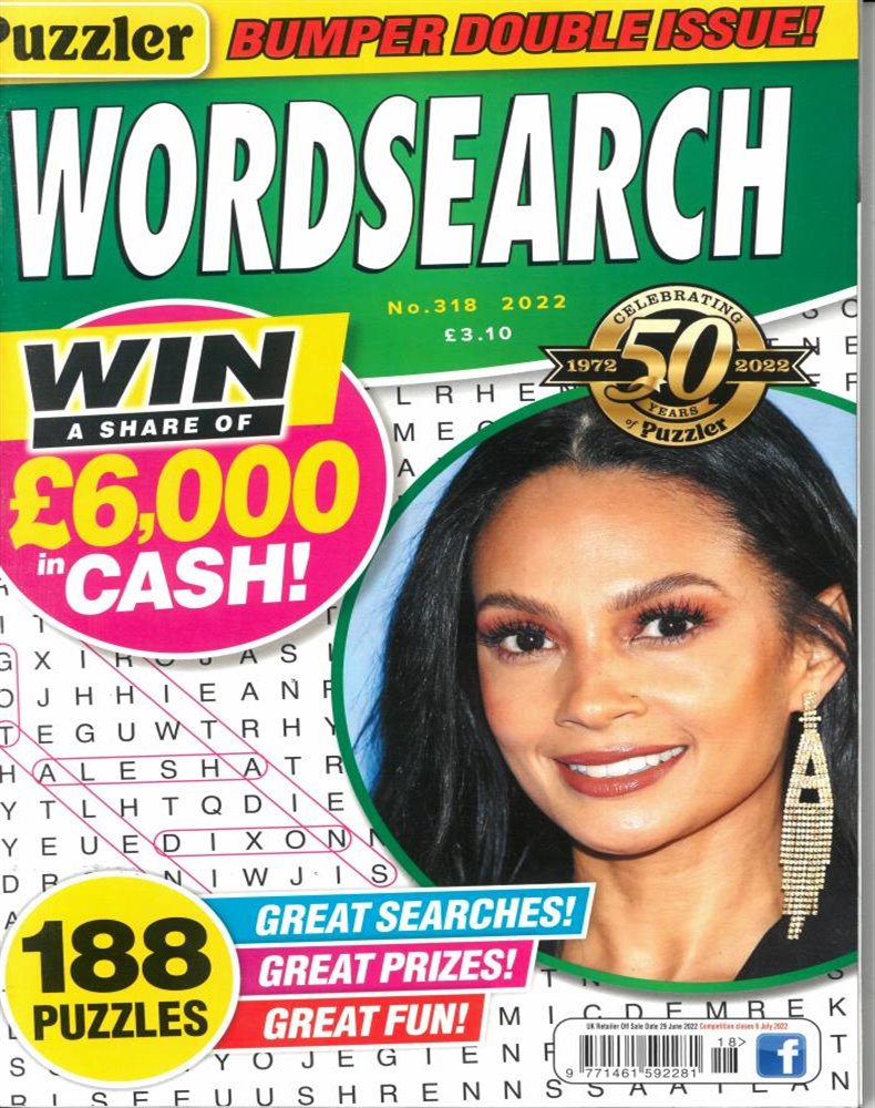 Puzzler Wordsearch Magazine Issue NO 318