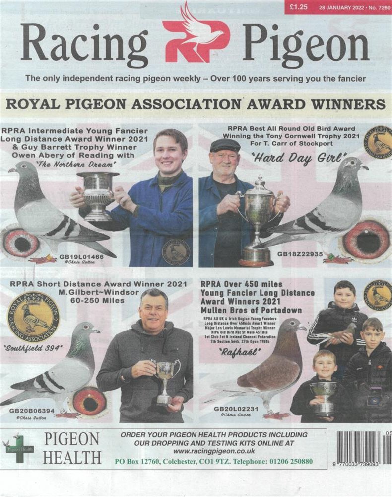 Racing Pigeon Magazine Issue 28/01/2022