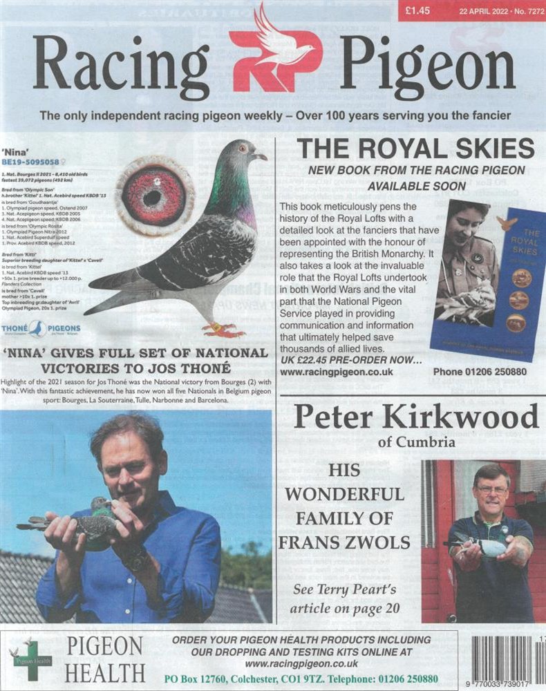 Racing Pigeon Magazine Issue 22/04/2022