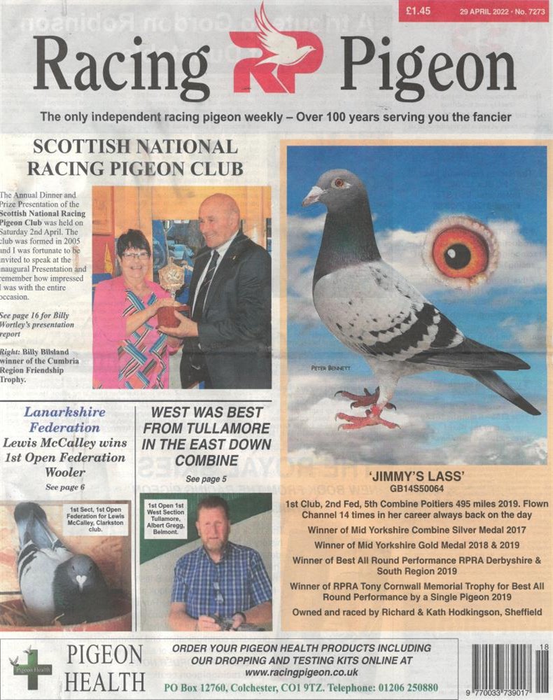 Racing Pigeon Magazine Issue 29/04/2022