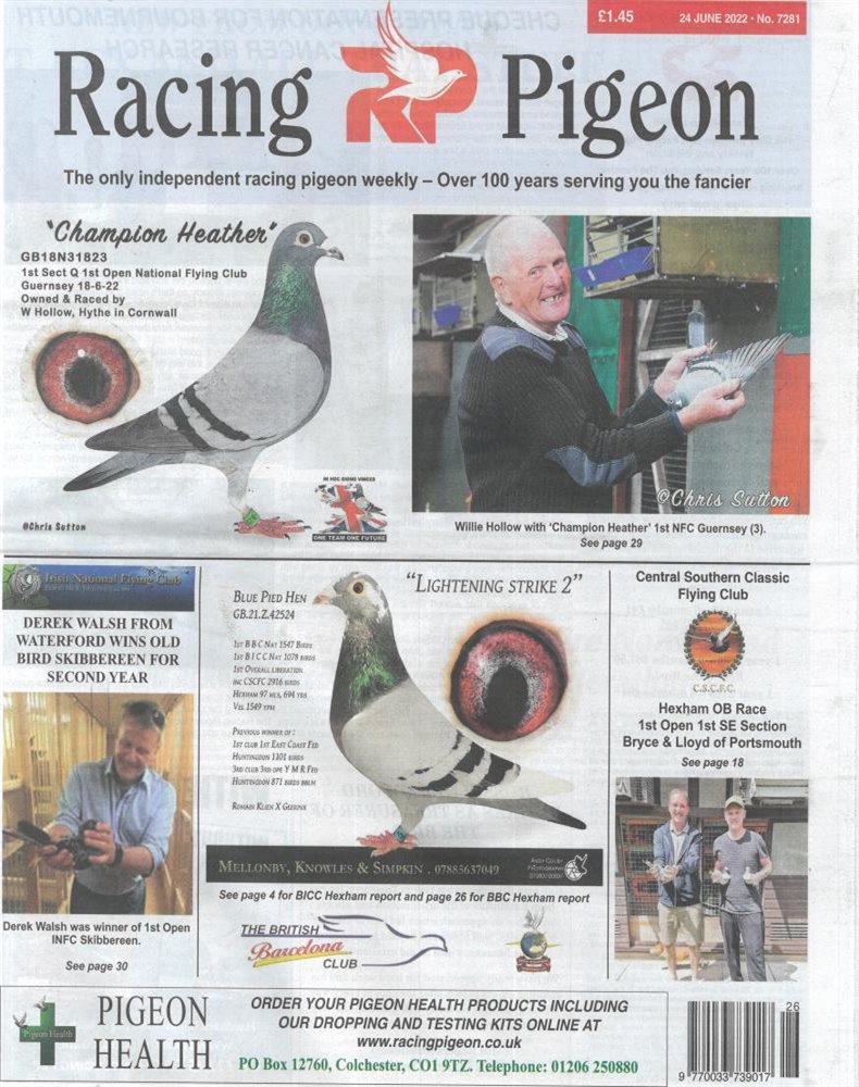 Racing Pigeon Magazine Issue 24/06/2022