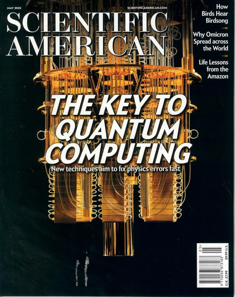 Scientific American Magazine Issue MAY 22