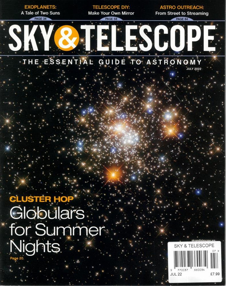 Sky and Telescope Magazine Issue JUL 22