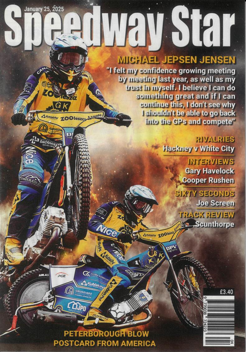 Speedway Star - 25/01/2025