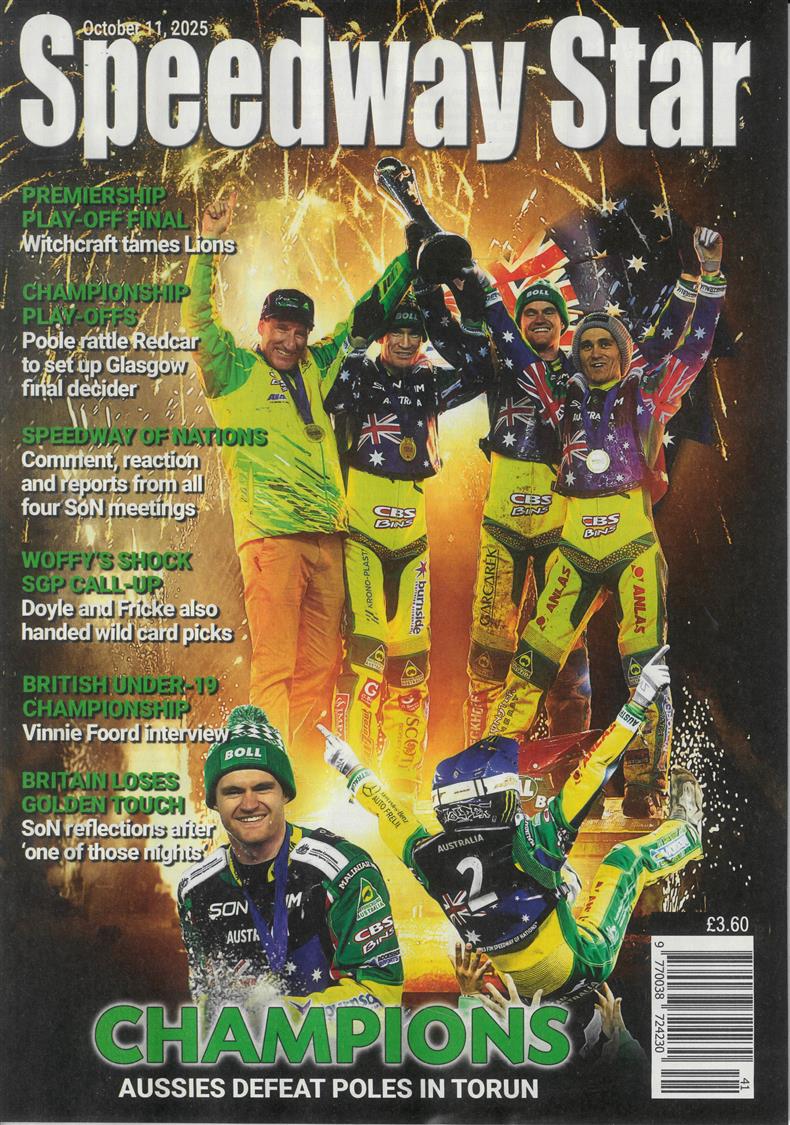 Speedway Star - 11/10/2025