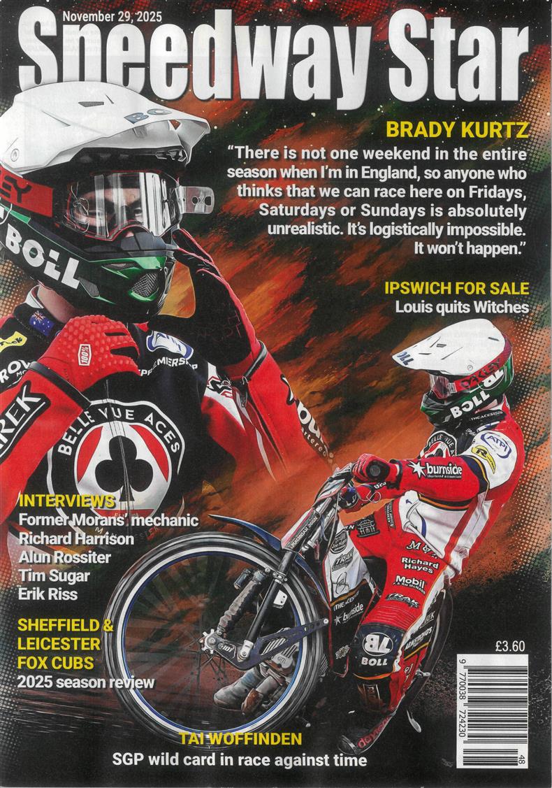 Speedway Star - 29/11/2025