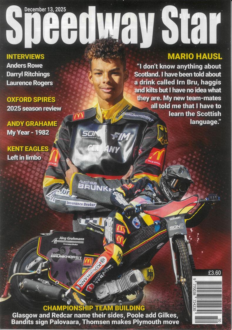 Speedway Star - 13/12/2025