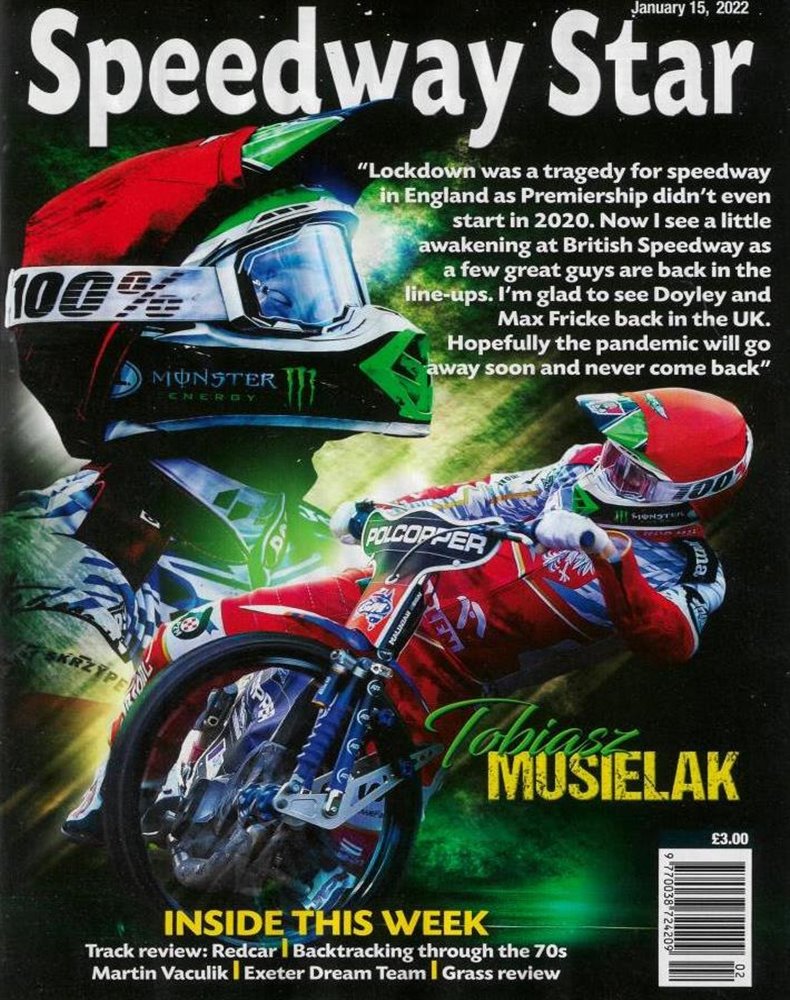 Speedway Star Magazine Issue 15/01/2022