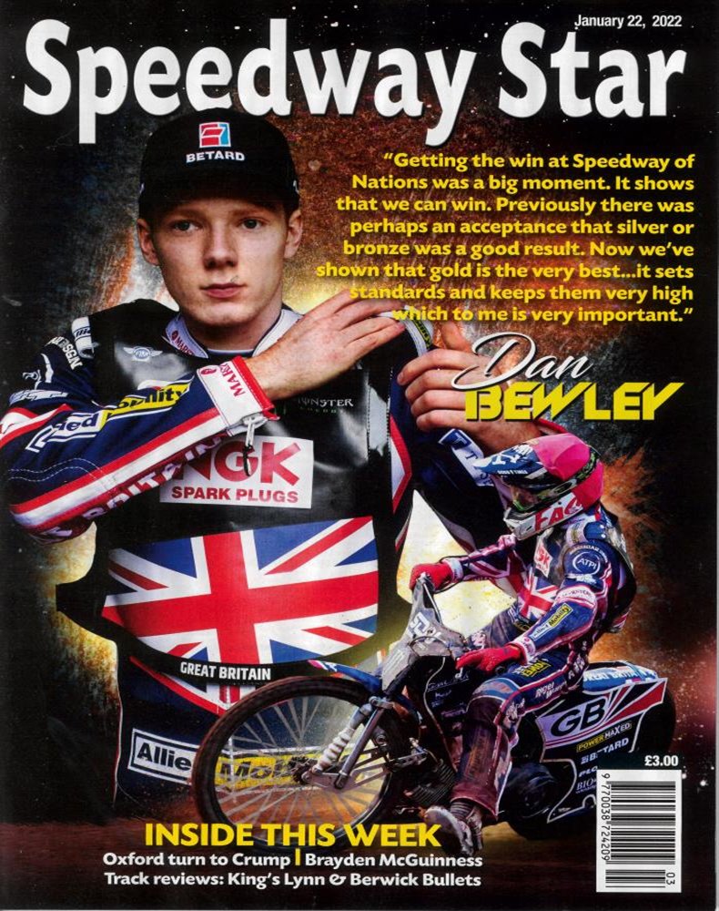 Speedway Star Magazine Issue 22/01/2022