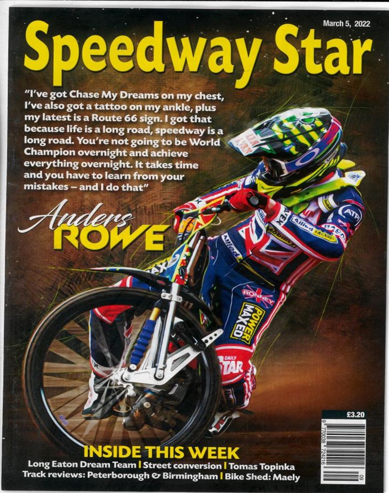 Speedway Star Magazine Issue 05/03/2022