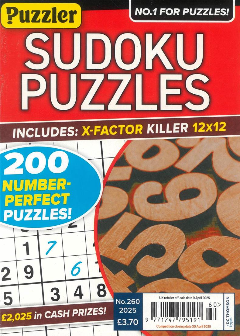 Sudoku Puzzles - NO 260