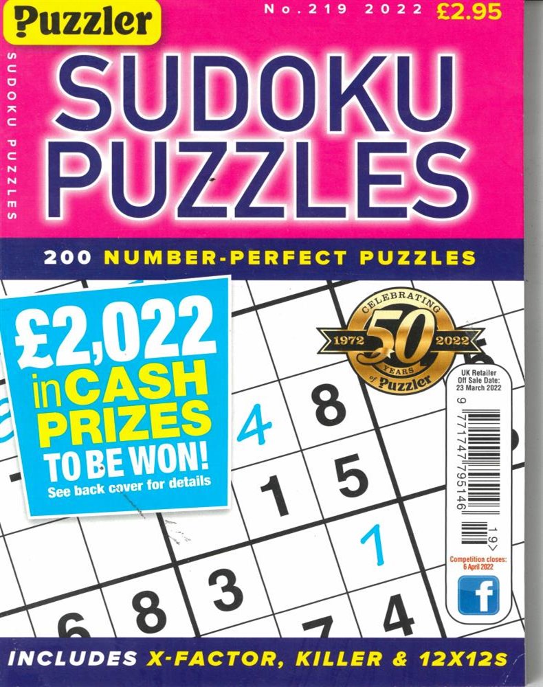 Sudoku Puzzles Magazine Issue NO 219