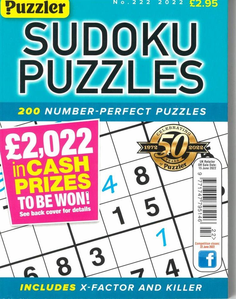 Sudoku Puzzles Magazine Issue NO 222
