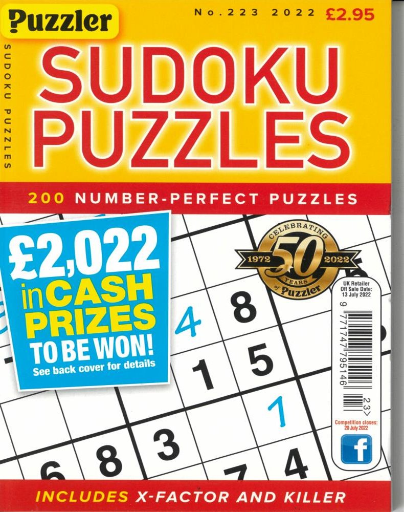 Sudoku Puzzles Magazine Issue NO 223