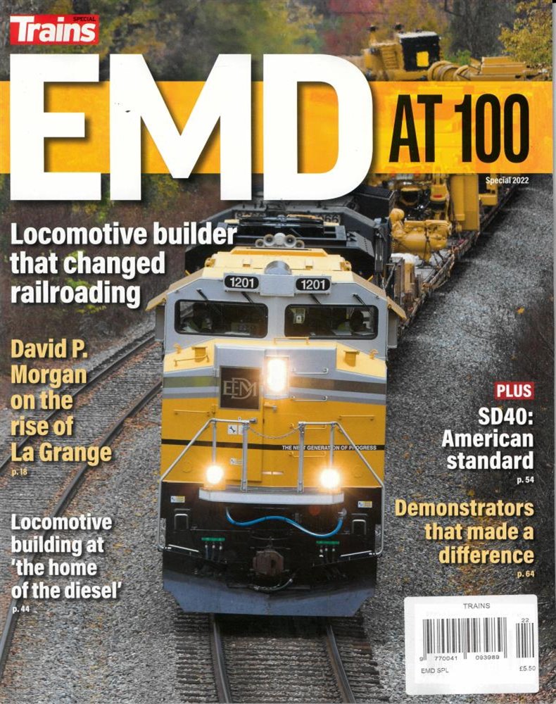 Trains Magazine Issue EMD SPL