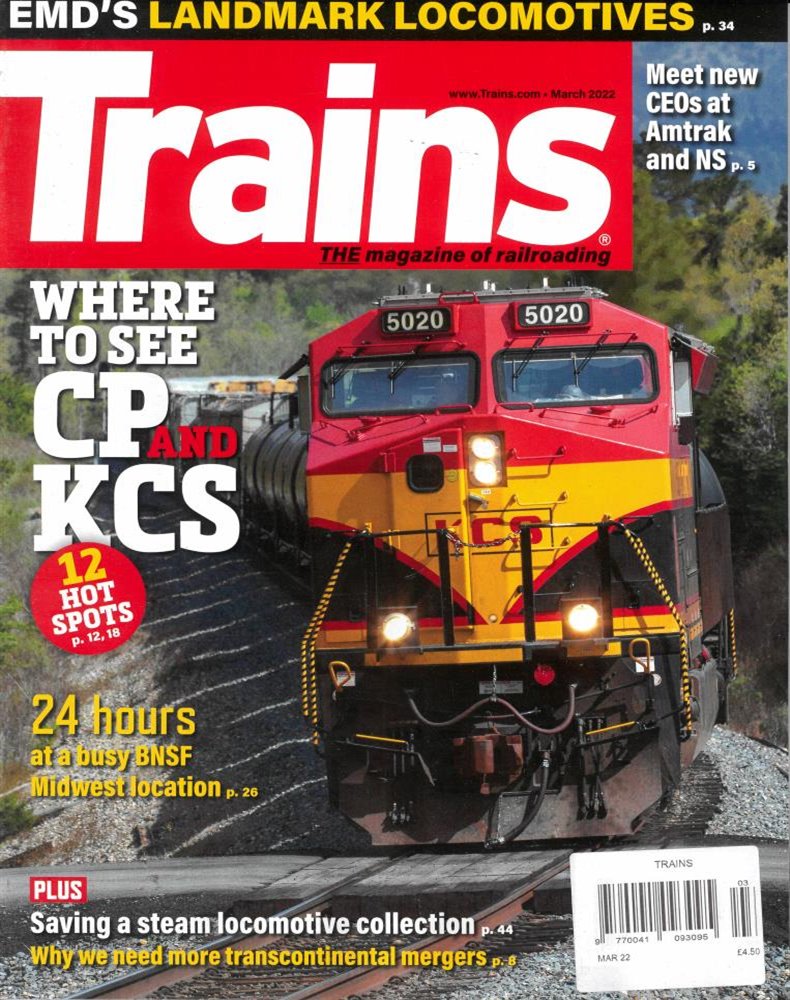 Trains Magazine Issue MAR 22