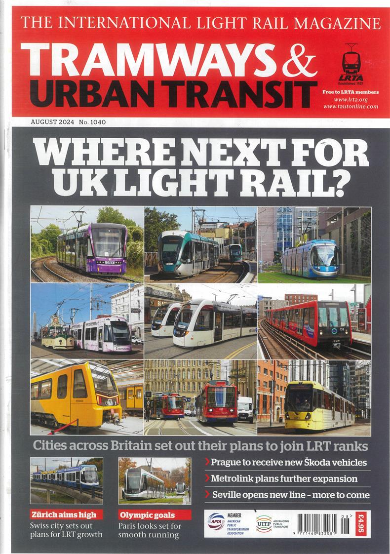 Tramways & Urban Transit - AUG 24