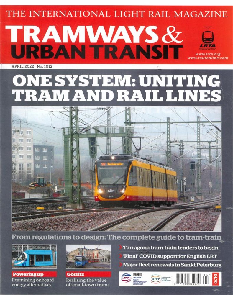 Tramways & Urban Transit Magazine Issue APR 22