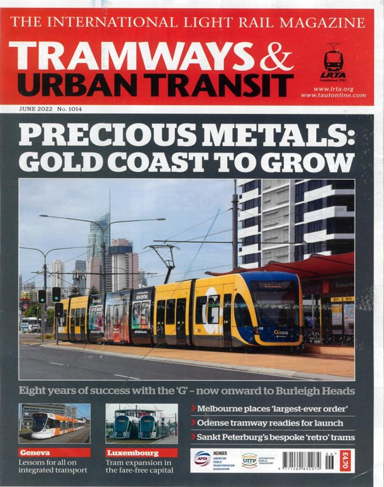 Tramways & Urban Transit Magazine Issue JUN 22