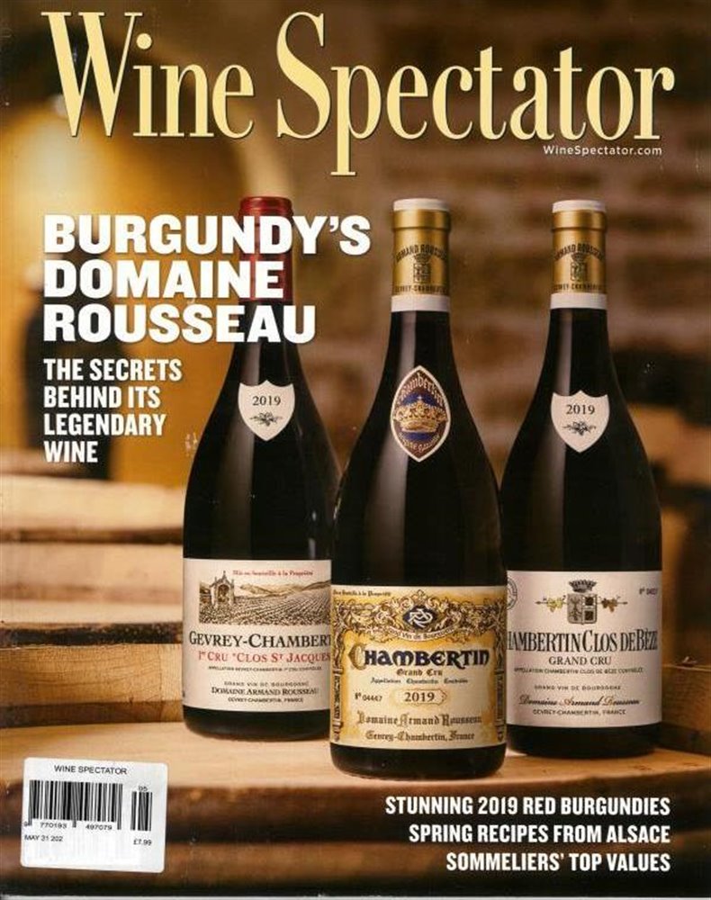 Wine Spectator Magazine Issue MAY 31 202