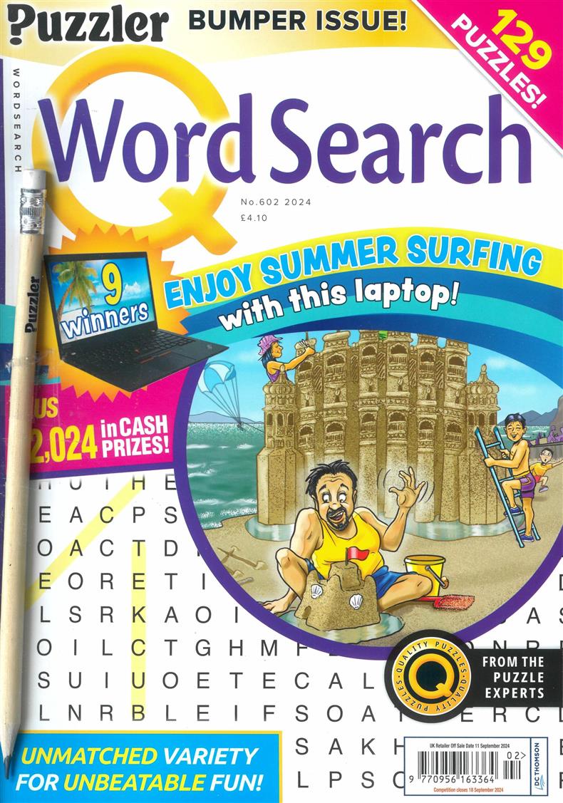 Puzzler Q Wordsearch - NO 602