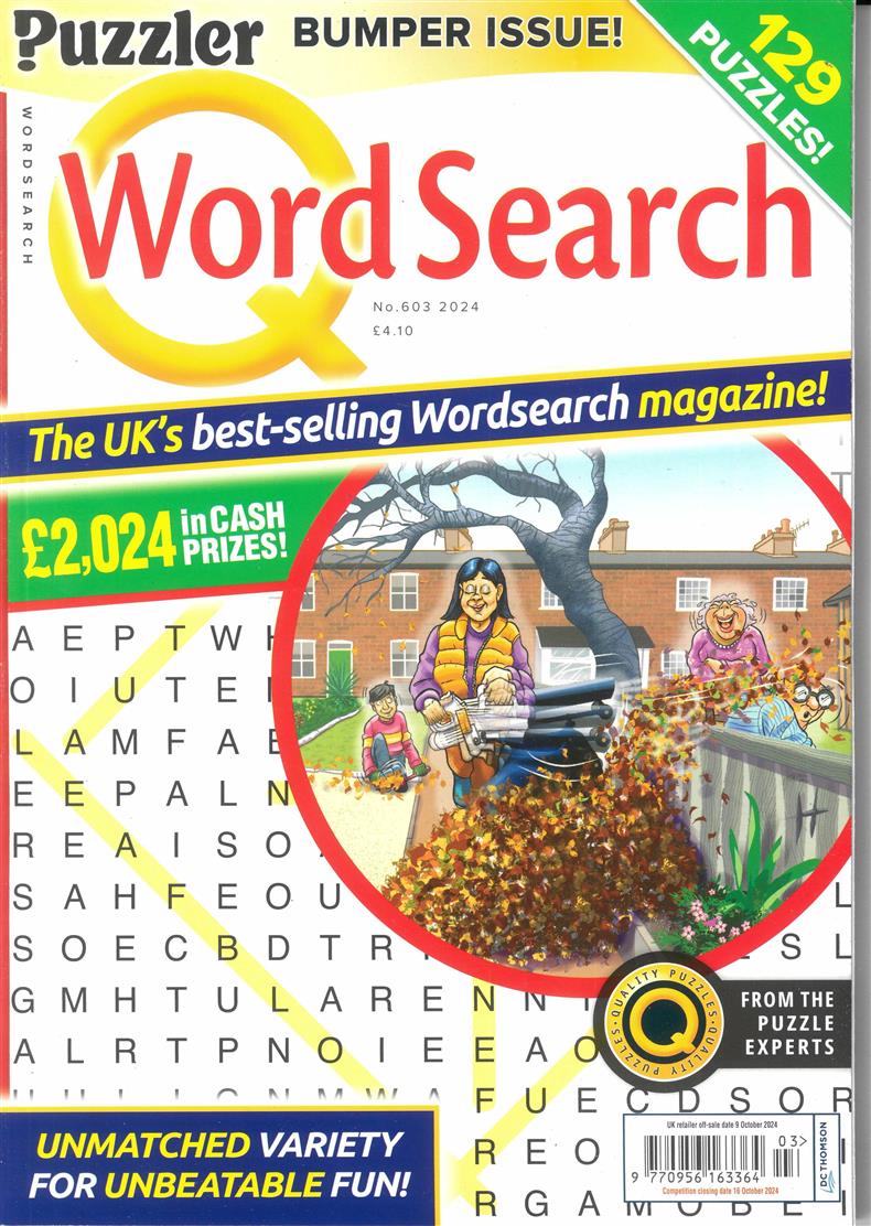 Puzzler Q Wordsearch - NO 603