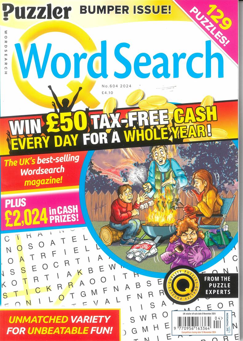 Puzzler Q Wordsearch - NO 604