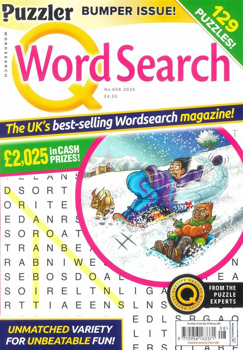 Puzzler Q Wordsearch - NO 608