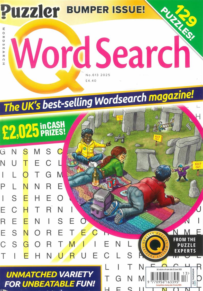 Puzzler Q Wordsearch - NO 613