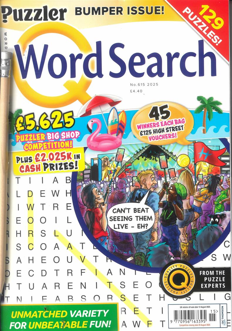 Puzzler Q Wordsearch - NO 615