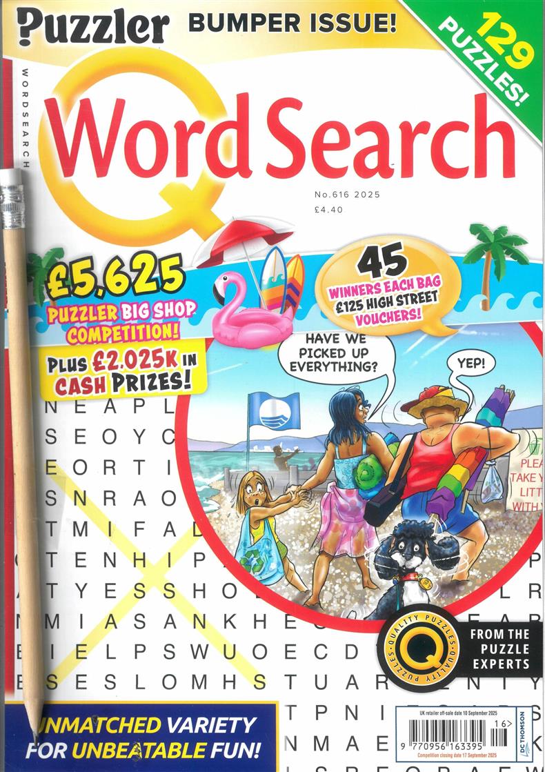 Puzzler Q Wordsearch - NO 616
