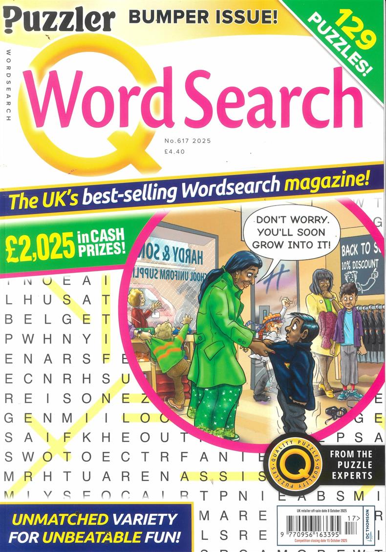 Puzzler Q Wordsearch - NO 617
