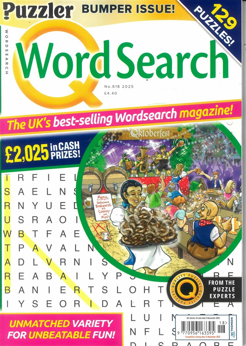 Puzzler Q Wordsearch - NO 618
