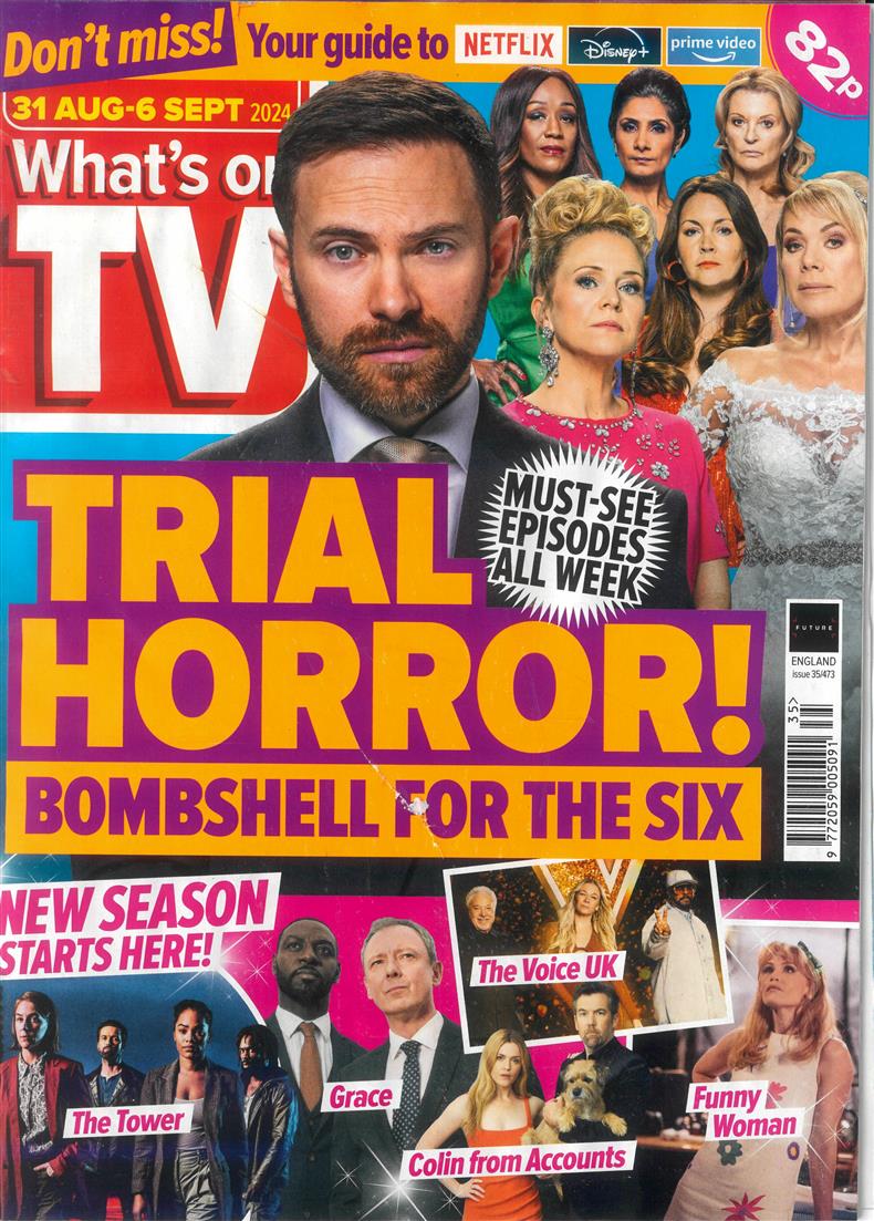 Whats on TV - 31/08/2024