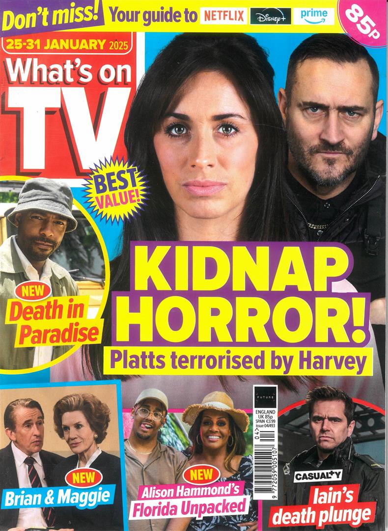 Whats on TV - 25/01/2025